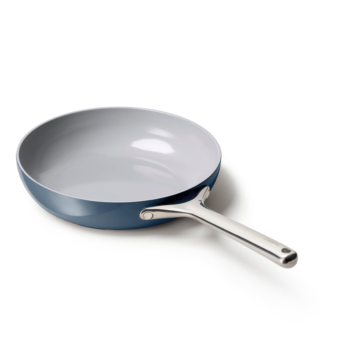 Caraway Nonstick Ceramic Frying Pan (2.7 qt, 10.5") - Non Toxic, PTFE & PFOA Free - Oven Safe & Compatible with All Stovetops (Gas, Electric & Induction) - Navy