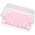 Luxshiny Portable Cat Litter Box Anti-Splash Acrylic Raised Medium Pet Toilet Tray for Kitten Housebreaking and Travel