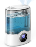 Homvana Humidifier Large Room, 7L (807ft²) Smart Warm and Cool Mist, Top-Fill Humidifiers for Bedroom Baby Nursery Grow Tent, Auto Adapt Mist Quick Air Humidity Indoor, Easy to Clean, Quiet, Diffusers
