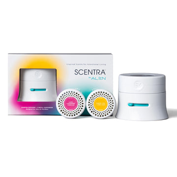 Scentra Starter Kit Air Purifier Scents - REST & RENEW | up to 30 Day Use, for Air Purifiers - Lavender & Lemon Blends, Supports Relaxation & Energy, Two Mood-Supporting Scents