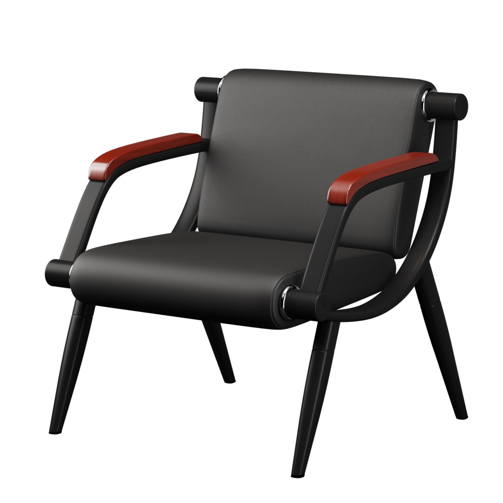 Wonline Waiting Room Chairs, Office Furniture Reception Chairs with Arms, Leather Chairs Is Suitable for