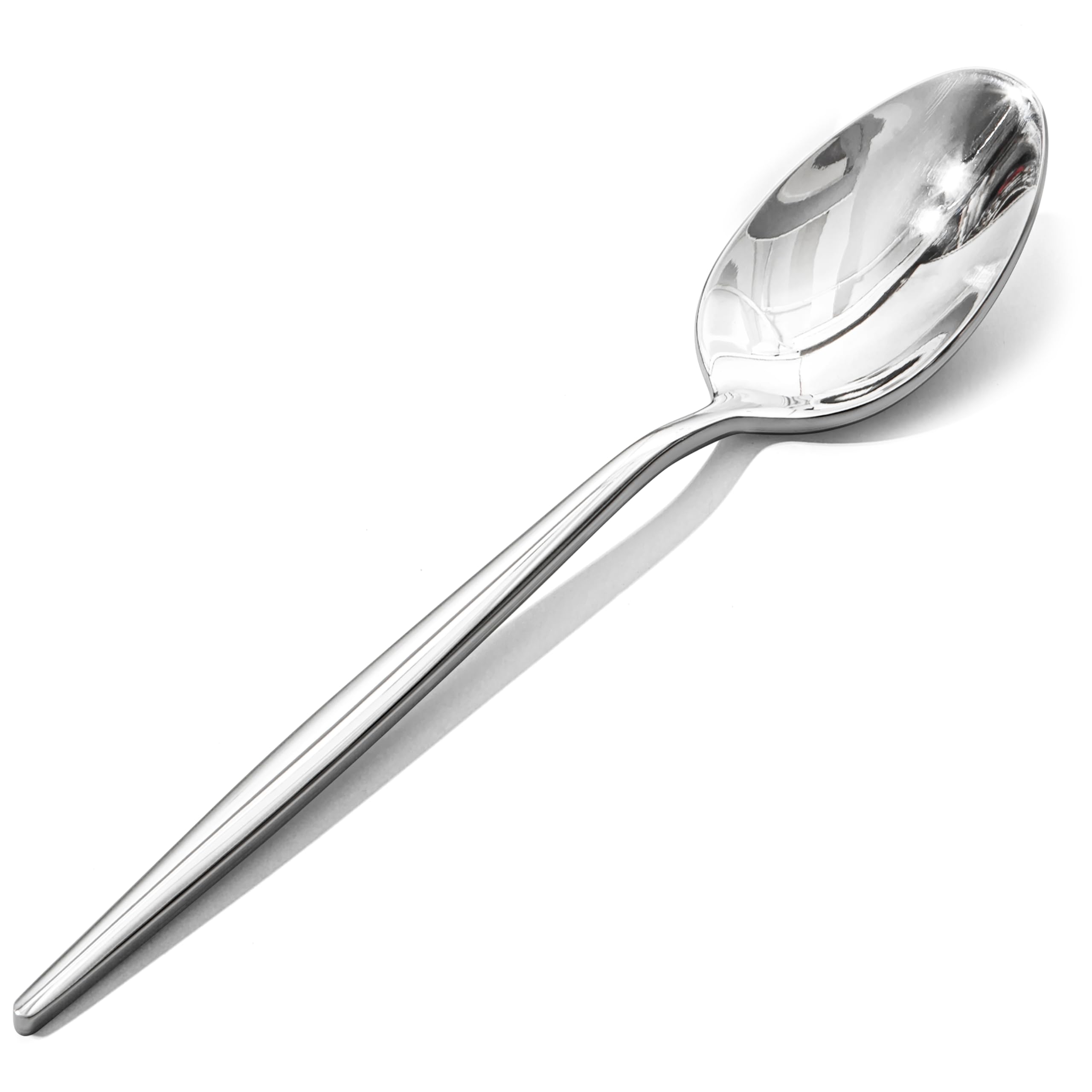 4-Piece Dinner Spoon Set, 8.2" Tablespoons Silverware, Premium 18/10 Stainless Steel, Food Grade Serving Spoons for Home and Kitchen, Restaurant Wedding, Mirror Finish & Dishwasher Safe