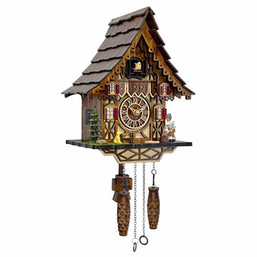 HUGE HAPPINESS Cuckoo Clock | Black Forest Style Wall Decor | Gift Box
