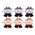 6pcs Chattering Teeth Walking Teeth with Eyes Novelty Wind Up Toys Practical Joke Toys for Halloween Party Favors Halloween Christmas Birthday