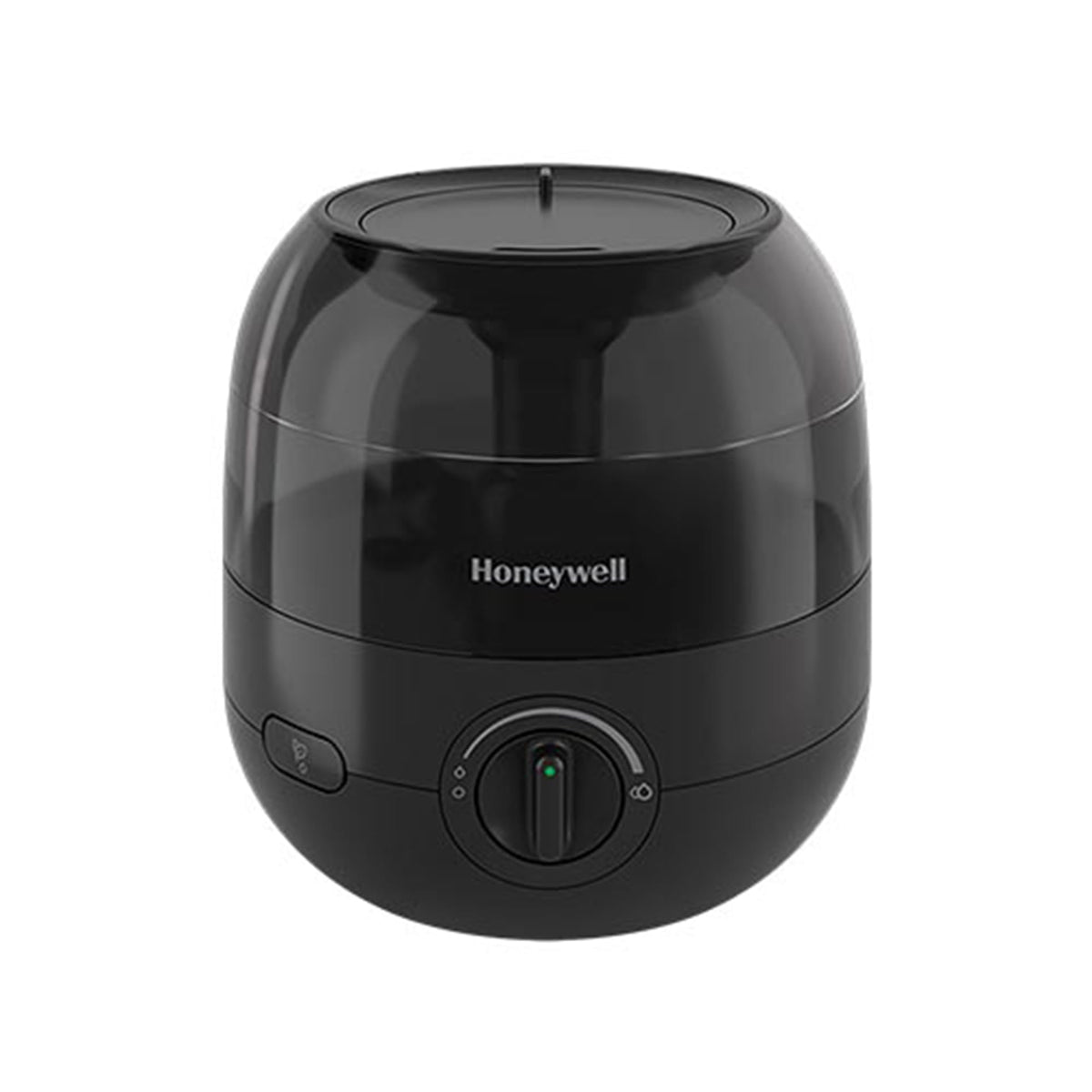 Honeywell Small Compact Ultrasonic Mini Cool Mist Humidifier with Adjustable Mist Control and Essential Oil Tray for Indoor Humidity, Black