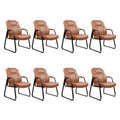 Clatina Big & Tall 500 Lb. Guest Chair, Pu Leather Office Reception Chairs with Sled Base, Desk Chair No Wheels for Waiting Room Conference