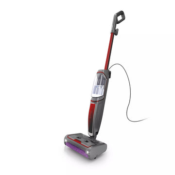 Shark Steam Pickup 3-in-1 Steam Mop Pickup Debris, Deep Scrubs, Steam, & Sanitizes Sealed Hard Floors - All At Once, Lightweight Steam Cleaner for Home with Sealed Hard Floors (Renewed) (Red)