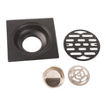Stainless Steel Floor Drain with Large Drainage Holes, Standard Type for Bathroom, Washing Machine Outlet Pipe