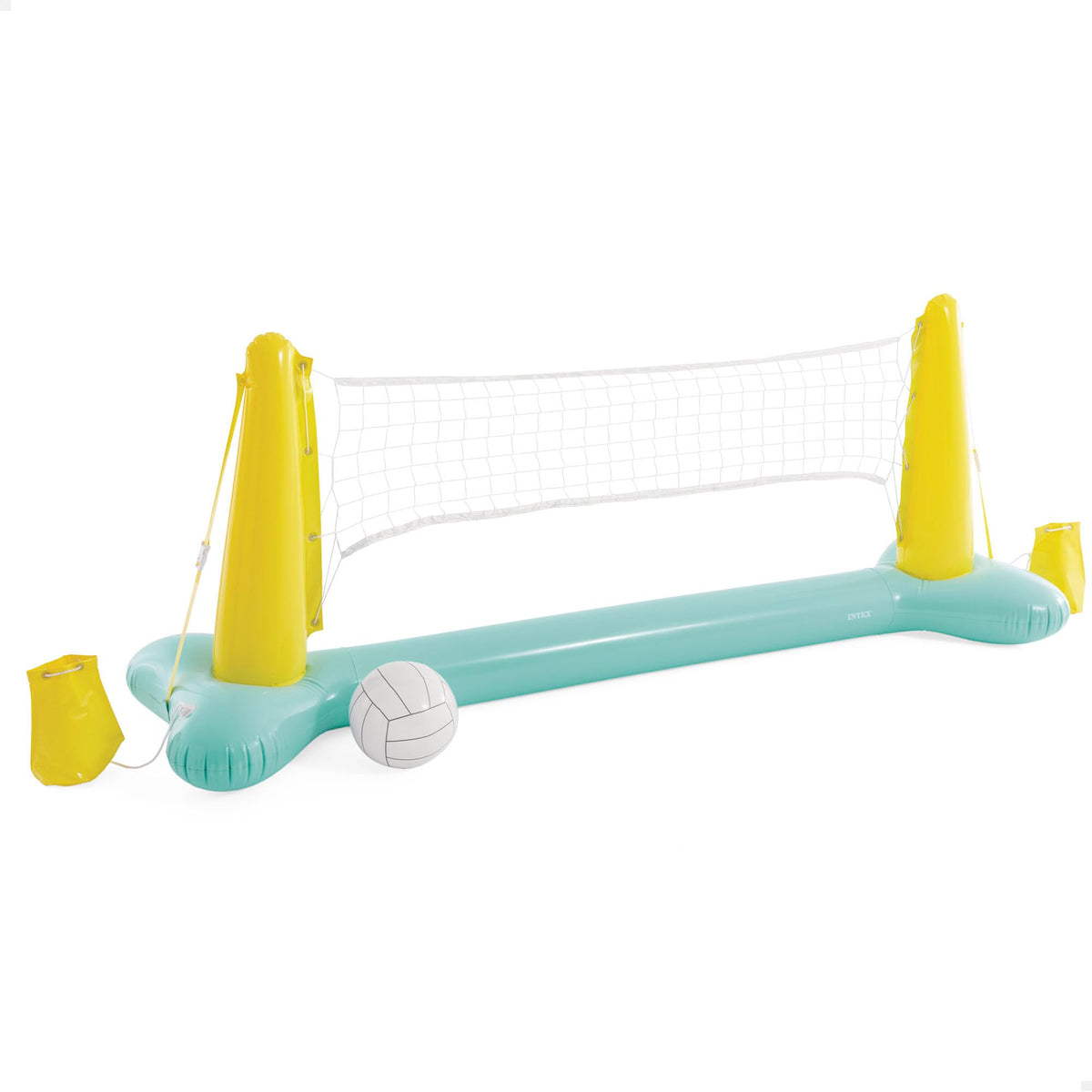 Intex 56508EP Inflatable Floating Swimming Pool Toys Volleyball Game, Green