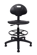Take Ur Seat® Deluxe Drafting Lab Stool Chair, 18'' Adjustable Footring, 10'' Adjustable Height, 450 Lbs Seat Capacity, Heavy Duty, Shipped
