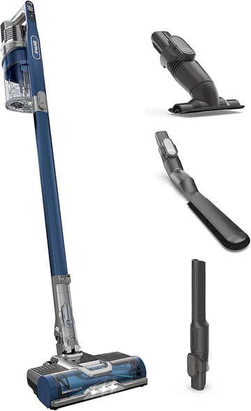 Shark IZ361H Handheld Cordless Pet Plus Stick Vacuum with Complete Seal, Removable Battery, Lightweight Powerful Stick Vacuum Blue (Renewed)