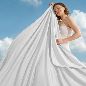 GOHERO Cooling Blanket Queen - Arc-Chill Q-Max >0.5 Cool Summer Blanket for Hot Sleepers - Double Design Lightweight Blanket Absorbs Heat to Keep Cool on Warm Nights(90"x90") Grey