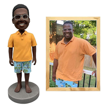 Custom Bobblehead from Photo, Personalized Handmade Figurine Gift 6-9 Inch