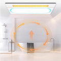 Exhaust Ventilation Fan Multifunctional Bathroom Exhaust Fan with Light and Heating & Wireless Remote Control Switch Temperature Display Ambient Light?