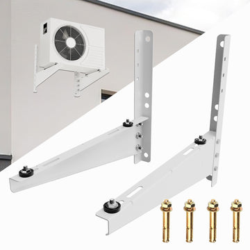 Outdoor Mini Split Wall Mounting Bracket for 9,000-18,000 BTU Air Conditioner, Heavy Duty AC Support Bracket for Outside, Holds Up to 330lbs