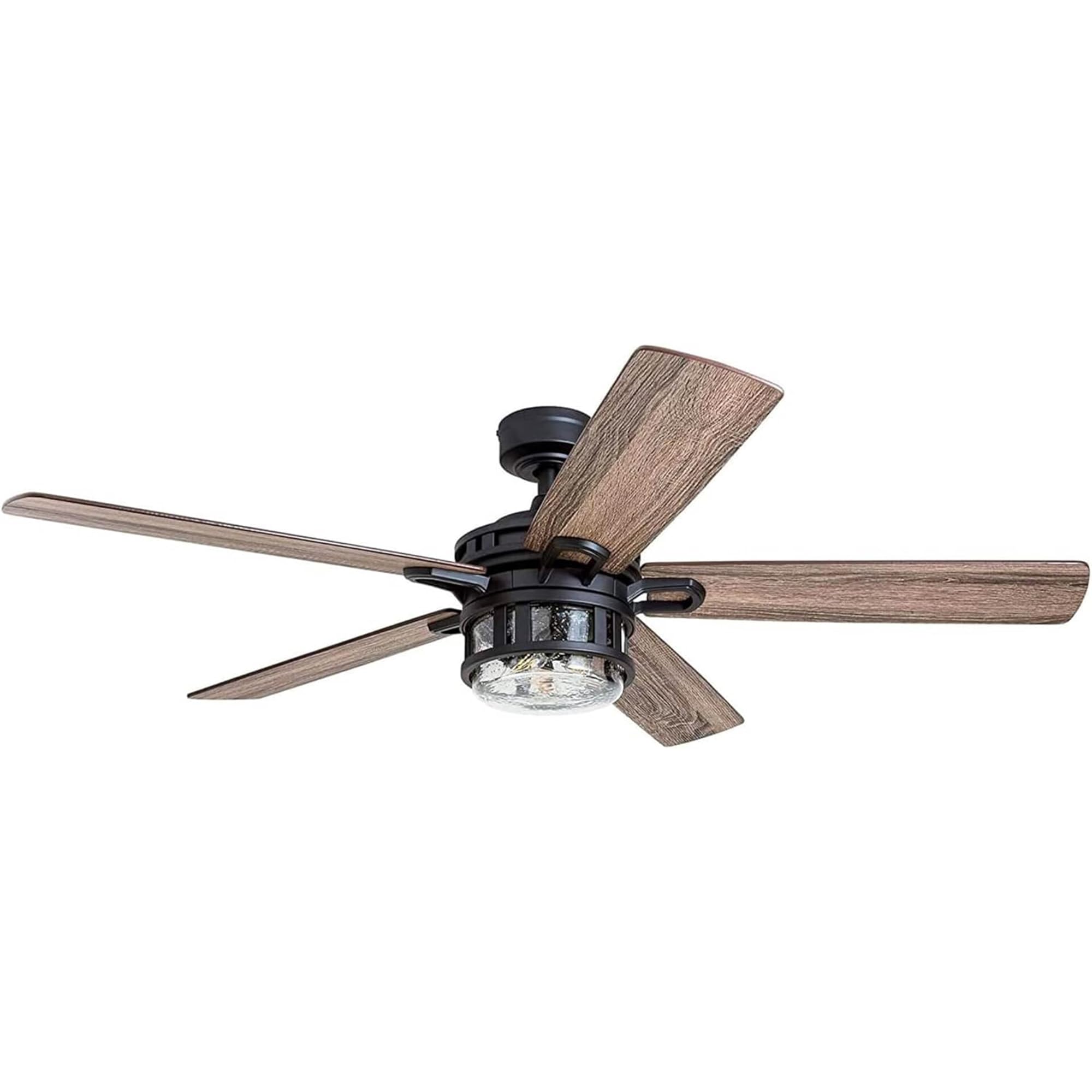 Honeywell Bonterra 52 Inch Ceiling Fan with LED Light and Remote Control, 5 Blades, Modern Fan for Rooms Over 400 Sq Ft, Matte Black