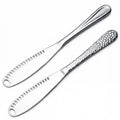 (2 pcs 3-in-1 Butter Spreader Knife - Stainless Steel Butter Knife for Butter & Cheese