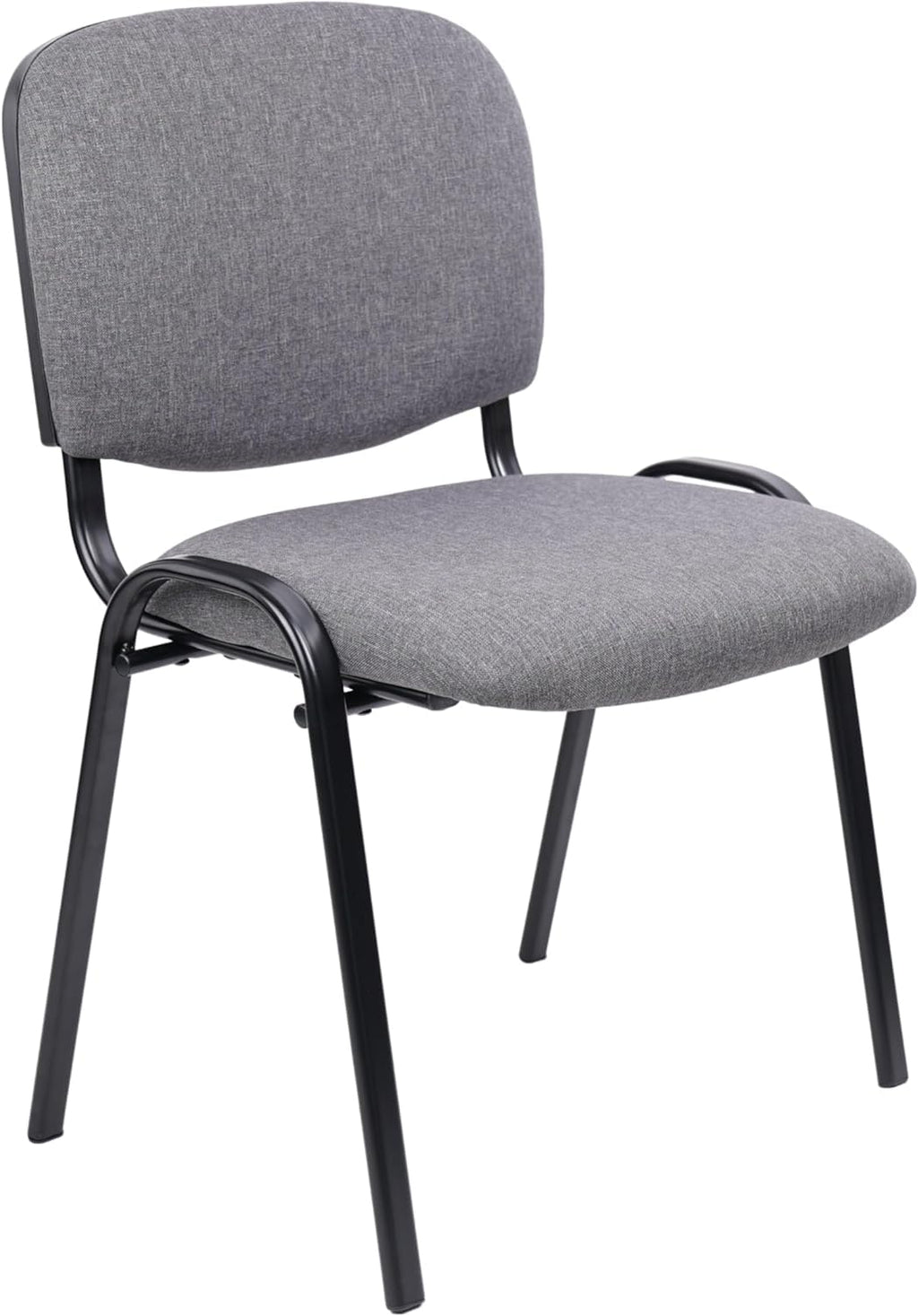 Clatina Waiting Room Chairs Fabric Stackable Chair Metal Frame with Lumbar Support and Thickened Seat Cushion for Waiting Conference Room Guest