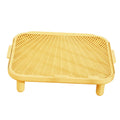 HouseVibe Cat Litter Ramp Trapping Mat Trapper Ramp Mat Step for Indoor Cats Home with Double Layer Design and Non-Slip Base- Medium