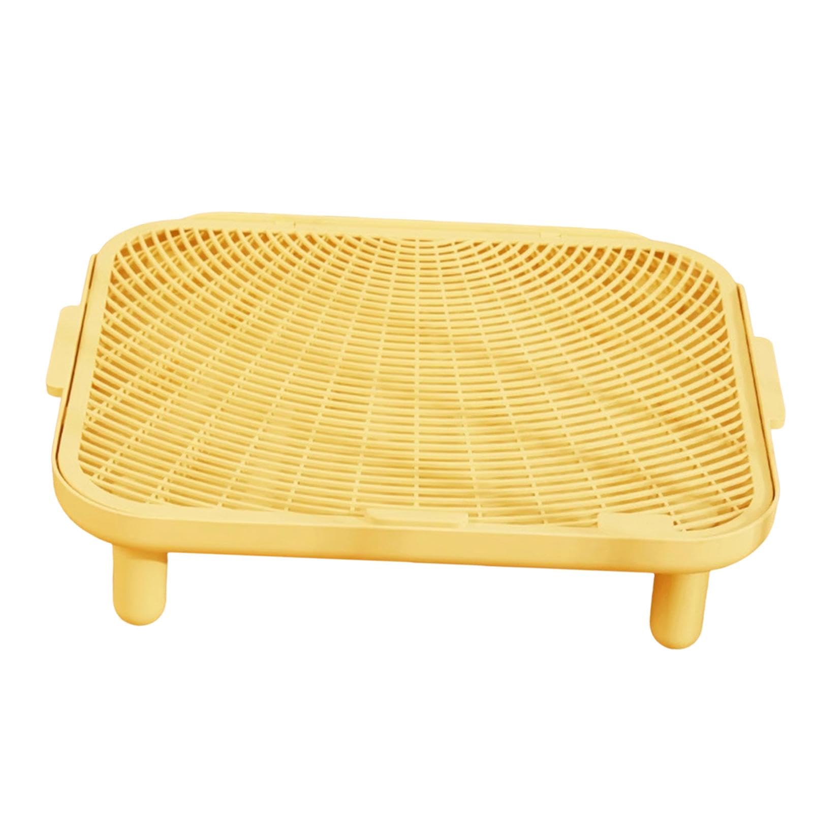HouseVibe Cat Litter Ramp Trapping Mat Trapper Ramp Mat Step for Indoor Cats Home with Double Layer Design and Non-Slip Base- Medium