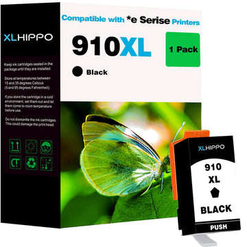 Ink 910 XL Black Replacement for HP910 HP 910XL Black Ink Cartridge for OfficeJet Pro 8025e 8028e 8035e 8025 8020 e, for OfficeJet 8015e 8022e 8018 8015 8010 Series Printer |1 Pack