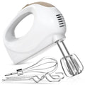 Showvigor Electric Hand Mixer, 5-Speed Handheld Mixer with Stainless Steel Whisk & Beaters, Lightweight Portable Kitchen Mixer for Baking, Mixing, and Cooking