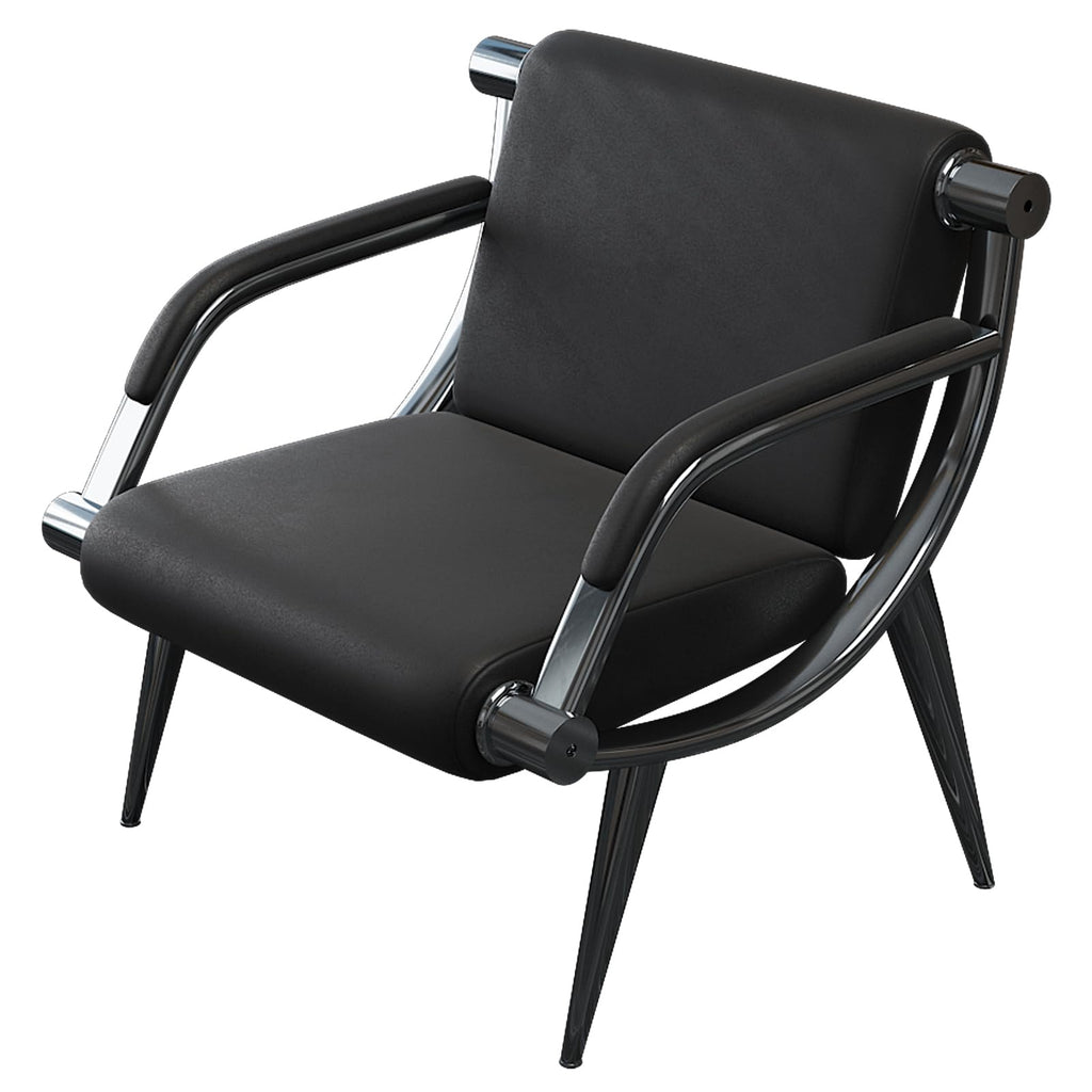 Wonline 4 Seat Waiting Room Chair with Armrest Pu Leather Office Furniture, Office Guest Seating Lobby Conference Reception Chairs for Airport