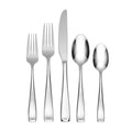 Oneida Silverware Set, Moda Mirror 20-Piece Flatware Set, Service for 4, Made of 18/10 Stainless Steel, Dishwasher Safe, Knife Spoons & Forks, Home & Kitchen, Utensils Set, Cutlery (Silver, 20 Piece)