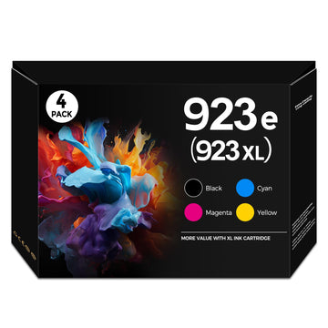 923XL 923e 923 XL Ink Cartridges Compatible for Officejet 8125e 8120e 8135e 8130e Ink Replacement for HP 923 XL HP923 Combo Pack with HP Office Jet Pro 8125e 8120e 8120 8130e 8135e 8135 8139e Printer