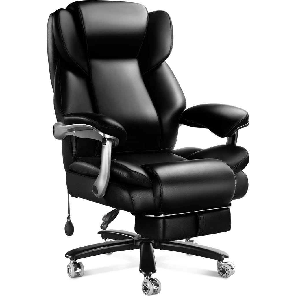 Wailor Big and Tall Office Chair for Heavy People,heavy Duty Comfy Executive Office Desk Chair with Adjustable Lumbar Support,high Back