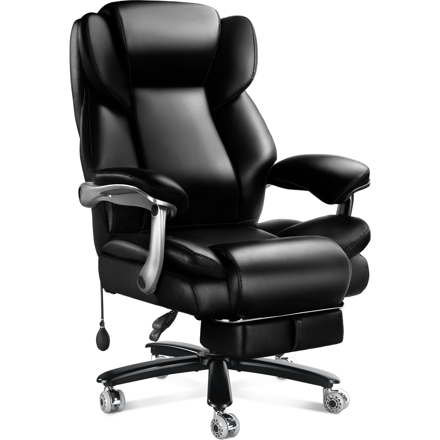 Wailor Big and Tall Office Chair for Heavy People,heavy Duty Comfy Executive Office Desk Chair with Adjustable Lumbar Support,high Back