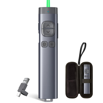Norwii N97s TV Screen Presentation Clicker for powerpoint presentations, powerpoint clicker, Presentation Remote, Bluetooth Wireless Presenter, Digital Pointer for TV Screen Under Win/Mac