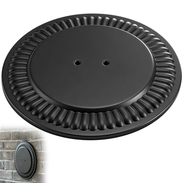 6719900 Adjust Chimney Flue Hole Cover | Stove Pipe Flue Hole Cover | for 4 inch to 8 inch Furnace Flue Hole, Replace BM0026 Fireplace Flue Hole Cover and BM0353 Wall Trim Cover Flue