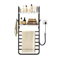 APUM Heated Towel Rack, Wall Mounted Electric Towel Warmer,with Built-in Timer with Temperature Control Wall Mounted Electric Heated Towel Racks for Bathroom