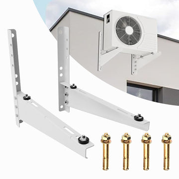 Mini Split Wall Mounting Bracket for 9,000-18,000 BTU Air Conditioner, Heavy Duty AC Support Bracket for Outside, Holds Up to 330lbs