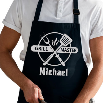 7th Hill Custom Aprons for Men, Grilling Gifts for Men, Fathers Day, Christmas, Dad Gifts, Kitchen Chef Apron, Delantales de Cocina para Hombres