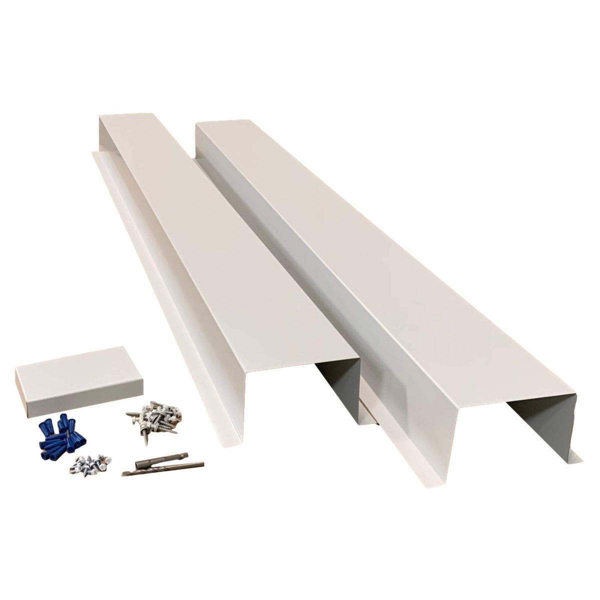 EAGLE 1 Metal Line Set Cover Kit for Mini Split and Central Air Conditioner & Heat Pump (Multiple Sizes and Colors) (6x6, White)