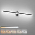 40" Black Vanity Light for Bathroom 5CCT Dimmable LED Bathroom Light Fixture Over Mirror Modern Bathroom Sconce