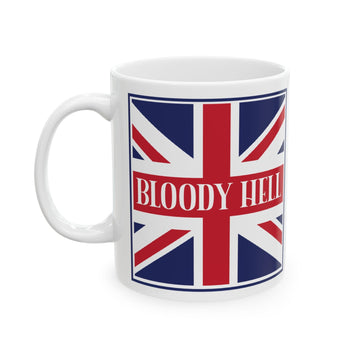 Funny British Union Jack Ceramic Mug 11oz