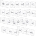 vivinin 15 Pack Shower Caddy Adhesive Replacement, Shower Shelf Adhesive No Drilling, Adhesive Hooks for Showe Caddy, Soap Holder, and Kitchen Racks