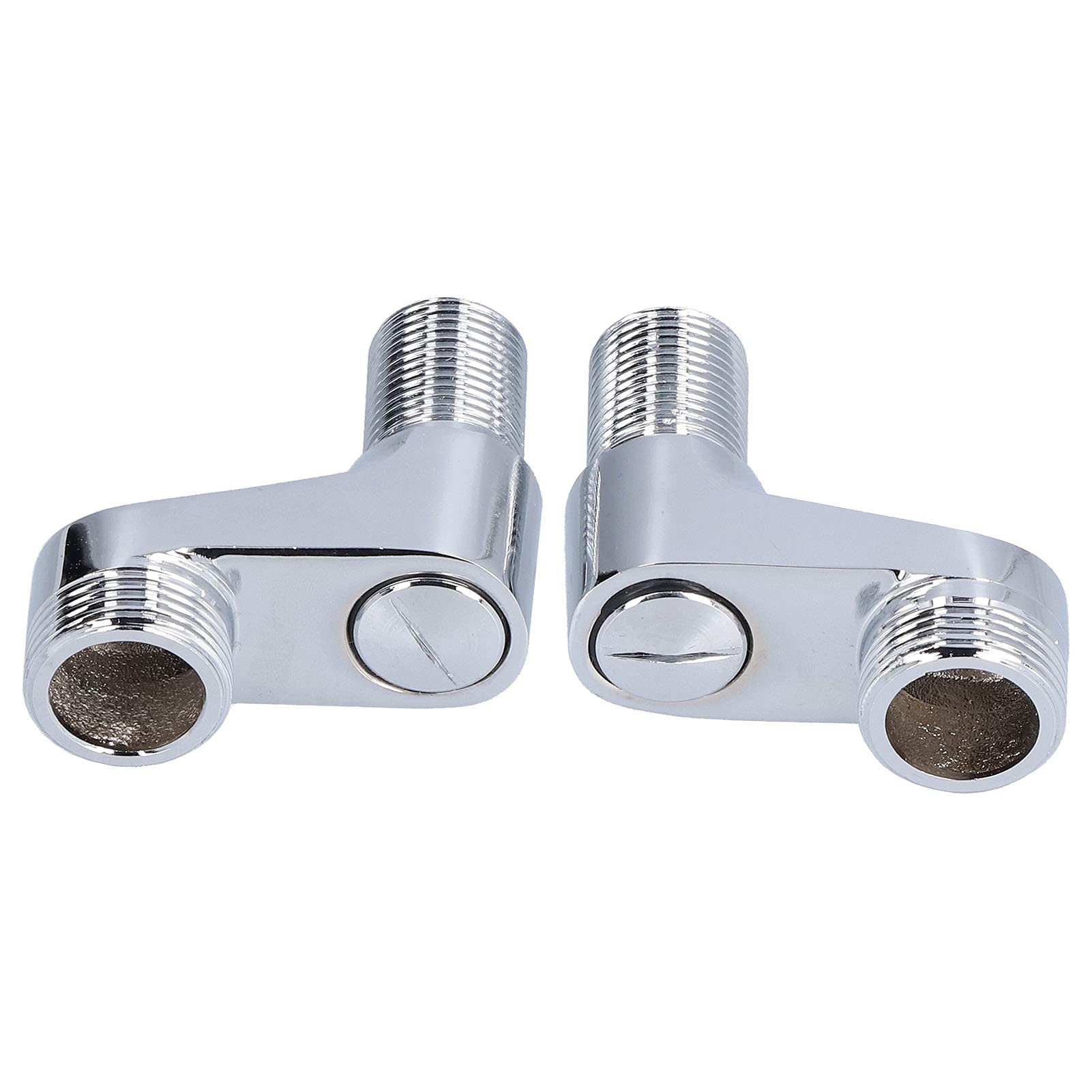TOPINCN Adjustable Swing Arm G1/2 to G3/4 Shower Mixer Faucet Adapter Adjustable Swing Arms Commercial Utility Eccentric Screw