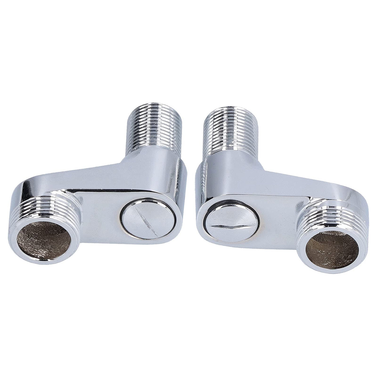 TOPINCN Adjustable Swing Arm G1/2 to G3/4 Shower Mixer Faucet Adapter Adjustable Swing Arms Commercial Utility Eccentric Screw