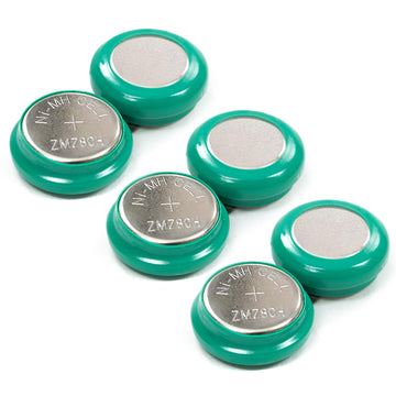 2.4V Ni-MH TV Ear Battery for TV Headset 5.0 40810, 3-Pack | Fits TV Headset 5.0 Version 40810 only; 6+ hrs runtime, 500+ cycles; pre-soldered plug-and-play, no tools needed