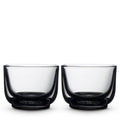 Fellow Pirch Cortado Glasses 4.5 oz Artisanal Cups, Set of 2, Dishwasher Safe Coffee Glasses for Espresso Drinks & Latte Art – Smoke