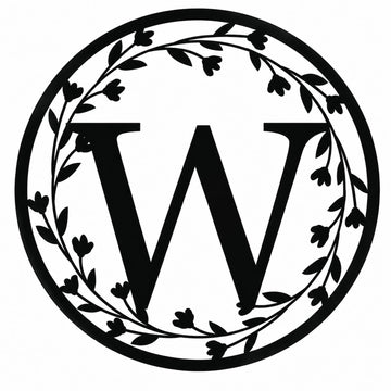 Custom Metal Monogram Sign, Personalized Metal Letters Wall Decor, Personalized Large Initial Letter, Outdoor Letters Signs for Home, Porch, Garden, Family Name Monogram Decor for Outside