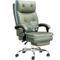 Big and Tall Comfy Office Chair,ergonomic High Back Executive Desk Chair with Foot Rest,heavy Duty Reclining Computer Chair with Wide Spring