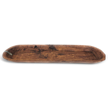 36"-40" Long Extra Long Wood Dough Industrial Bowl-The Industrial Big Bend Large Dough Bowl