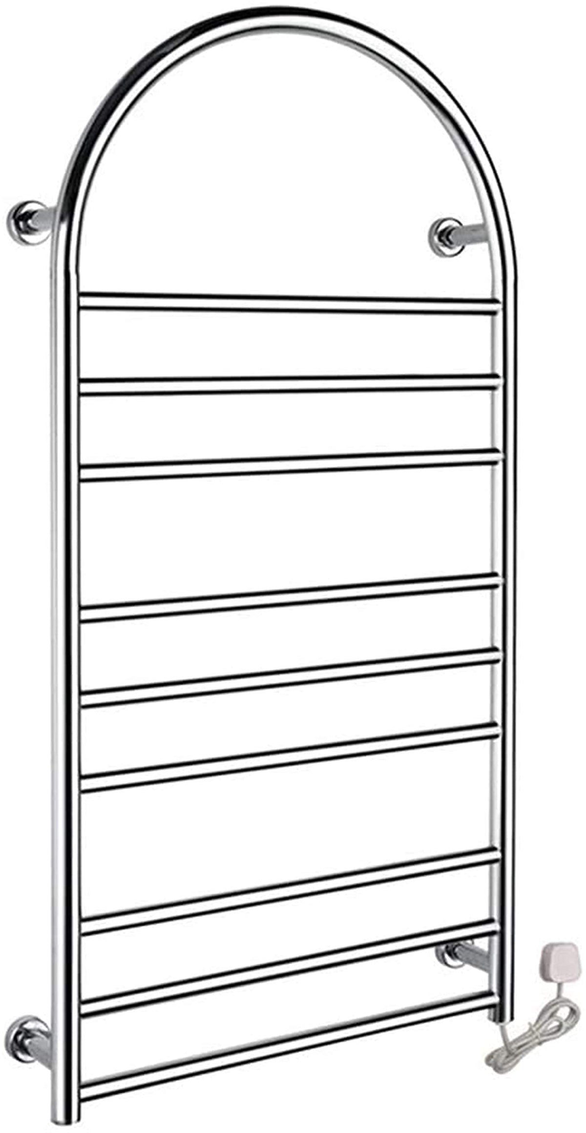 Heated Towel Rail Rails Bathroom Towel Warmer Electric Towel Warmer Wall Mounted Electric Towel Rail The Latest 4Th Generation Electric Towel Rack in 2020 (Size : Plugin)