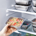 5-Pack Stainless Steel Storage Containers with Clear Lids - Stackable Food Prep Bins for Pantry, Fruit & Snack Organization (Multi-Use)?