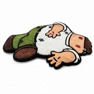 Cartoon Rug for Bedroom - Peter Griffin Rug - Cool Rugs for Men - Character Hypebeast 3D Funny Carpet for Living Room - Tufted Rug 32 * 20 Inches (80cm) - Graphic Rugs for Home Decor Area Rug